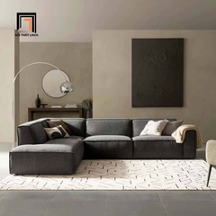 E1 Sofa sectional 2m5 x 2m GT271 Cary with beige fabric
