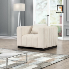 G2 Ghế sofa đơn DT47 Peggy màu kem kiểu dáng hiện đại