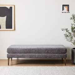 Q3 Ghế đôn sofa chữ nhật SB2 Andes xám nỉ đẹp cho căn hộ