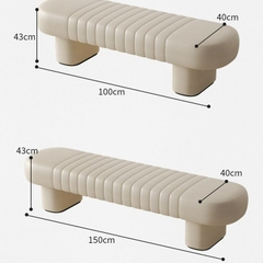 I3 Ghế đôn sofa bọc da SB27 Hinson thiết kế đẹp chuẩn hiện đại