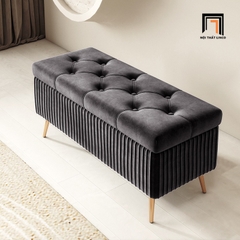 G1 Ghế sofa đôn chữ nhật dài 1m2 SB22 Toltek vải nhung sang trọng