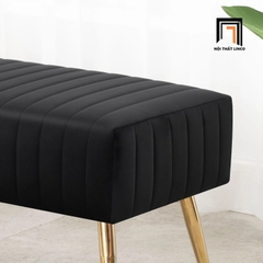 Q1 Ghế bench hành lang SB3 Bretton 1m4 màu đen thanh lịch
