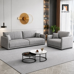 F3 Set sofa phòng khách nhỏ KT179 Branson tông xám trắng