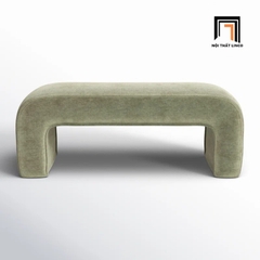 N3 Ghế đôn sofa chữ U SB6 Steven vải nỉ mềm mại dài 1m2