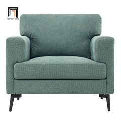 G2 Ghế sofa đơn vải nỉ xanh ngọc DT78 Blennie cho góc phòng ngủ