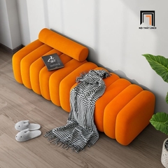 U3 Ghế sofa đôn SB13 Ozora bọc vải nhung mềm mại, êm ái