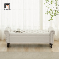 A1 Sofa chờ cao cấp SB50 Gowran 1m6 giật nút sang trọng cho sảnh lễ tân