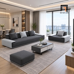 F2 Sofa phòng khách hiện đại KT43 Ruel phối vải đẹp