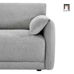 D1 Bộ ghế sofa băng xám trắng dài 2m3 BT61 Bodhill kèm đôn vuông