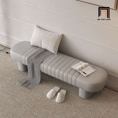 I3 Ghế đôn sofa bọc da SB27 Hinson thiết kế đẹp chuẩn hiện đại