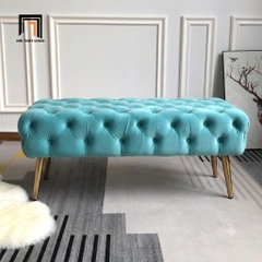 C1 Ghế sofa đôn cao cấp SB44 Rosegreen 1m3 sang trọng, thanh lịch