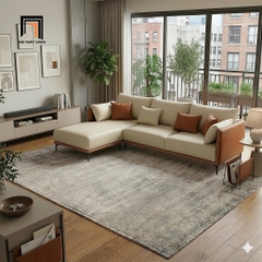 B4 Corner sofa set upholstered faux leather GT298 Nieto 2m2 x 1m6
