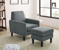 I3 Ghế sofa đơn vải nỉ xanh dương DT99 Betul phòng khách chung cư