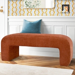 N3 Ghế đôn sofa chữ U SB6 Steven vải nỉ mềm mại dài 1m2