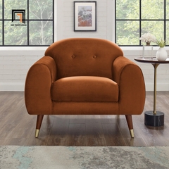 H2 Ghế sofa đơn vải nỉ giá rẻ DT83 Elishah cho sảnh chờ khách ngồi