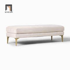 Q3 Ghế đôn sofa chữ nhật SB2 Andes xám nỉ đẹp cho căn hộ