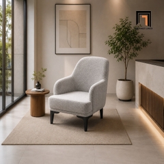 B3 Sofa đơn xám trắng DT52 Ague kiểu dáng thanh lịch