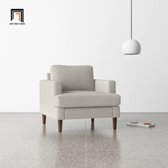 H1 Ghế sofa đơn gia đình xám trắng DT107 Laguna phòng khách nhỏ