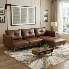 B1 Sofa L-shaped 2.2m x 1.5m GT288 Foia upholstered Pu leather