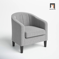 E2 Ghế sofa đơn xám trắng giá rẻ DT95 Alina phòng khách nhỏ gọn