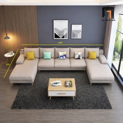 H4 Bộ ghế sofa U UT93 Moark 3m4 thiết kế rộng rãi tiện nghi