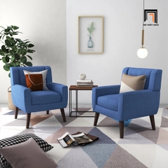 F3 Ghế sofa đơn gia đình vải nỉ DT96 Uixe màu xanh dương