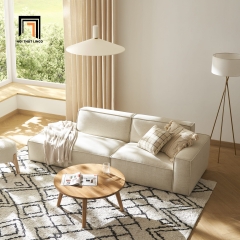E1 Sofa sectional 2m5 x 2m GT271 Cary with beige fabric