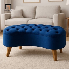 B1 Ghế đôn sofa SB45 Culdan 1m2 màu xanh đậm tạo điểm nhấn nội thất