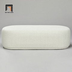 D3 Ghế sofa đôn dài hình oval 1m4 SB39 Grigan giá rẻ, đẹp hiện đại