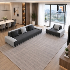 F2 Sofa phòng khách hiện đại KT43 Ruel phối vải đẹp