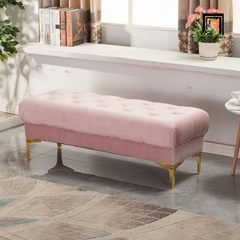 I2 Ghế sofa đôn SB28 Kanis 1m2 thiết kế giật lún bọc vải nhung cao cấp