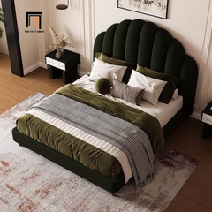 C2 Giường ngủ màu đen GN142 Tangent thanh lịch và thời thượng