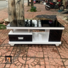 B3 Bàn trà gia đình 1m x 50 BTPK17 Sebring phối 2 màu đen trắng
