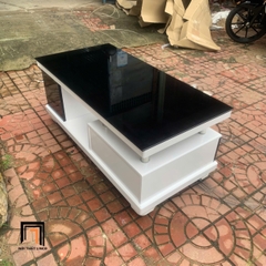 B3 Bàn trà gia đình 1m x 50 BTPK17 Sebring phối 2 màu đen trắng