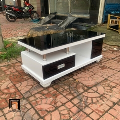 B3 Bàn trà gia đình 1m x 50 BTPK17 Sebring phối 2 màu đen trắng