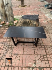 F2 Bàn trà chữ nhật mặt đá đen BTPK21 Peralta 1m x 50 cho chung cư