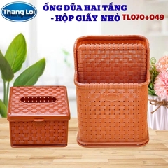 COMBO ỐNG ĐŨA 2 TẦNG + HỘP GIẤY NHỎ