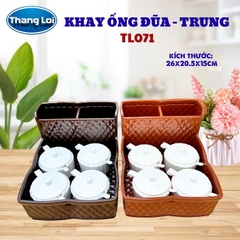 Khay Đựng Đũa Muỗng Nhà Hàng Quán Ăn Kèm Khay Gia Vị Size Trung TL071
