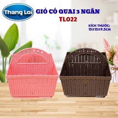 RỔ VUÔNG 3 NGĂN