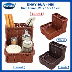 Khay Đựng Đũa Muỗng Nhà Hàng Quán Ăn Kèm Khay Gia Vị Size Nhỏ TL064