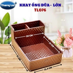 Khay Đựng Đũa Muỗng Nhà Hàng Quán Ăn Kèm Khay Gia Vị Size Lớn TL076