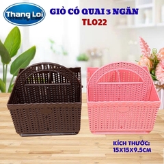 RỔ VUÔNG 3 NGĂN