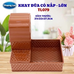 KHAY ĐŨA CÓ NẮP SIZE LỚN TL079