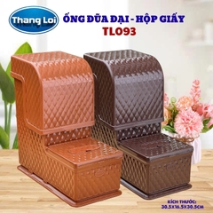 Ống Đũa Đại Kèm Hộp Giấy Ăn Thắng Lợi TL-093 Nhựa Cao Cấp, Hộp Đựng Đũa Có Nắp Để Bàn Ăn