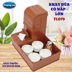 KHAY ĐŨA CÓ NẮP SIZE LỚN TL079