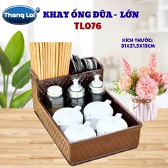 Khay Đựng Đũa Muỗng Nhà Hàng Quán Ăn Kèm Khay Gia Vị Size Lớn TL076