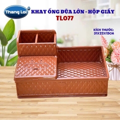 Khay Đựng Đũa Muỗng Nhà Hàng Quán Ăn Kèm Hộp Giấy Và Khay Đựng Gia Vị Size Lớn TL077