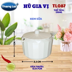 Hũ Đựng Gia Vị Có Muỗng 150ml Thắng Lợi TL-087 Nhựa PC Cao Cấp, Có Nắp Đậy - TL087