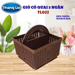RỔ VUÔNG 3 NGĂN