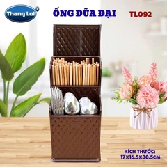 Ống Đũa Đại TL-092 Có Nắp Đậy Thắng Lợi, Kệ Đựng Đũa Muỗng Nĩa Cho Nhà Hàng Quán Ăn Quán Phở
